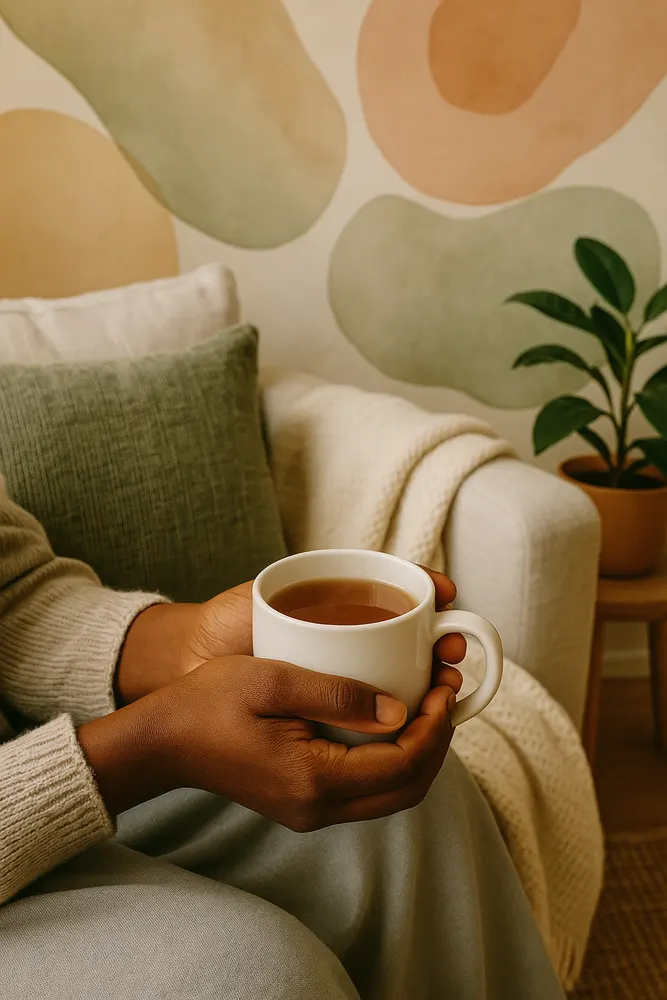 Calming nature scene